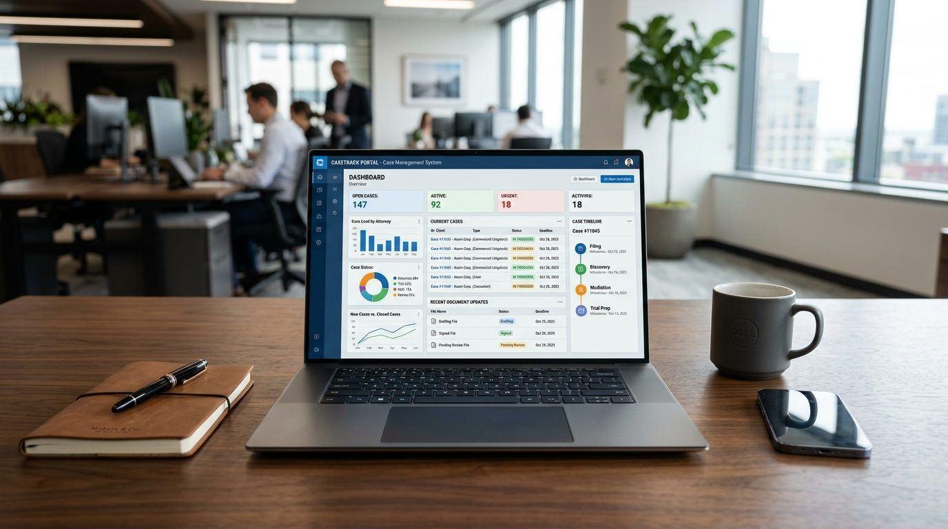LAWZIX Smart Case Management Dashboard